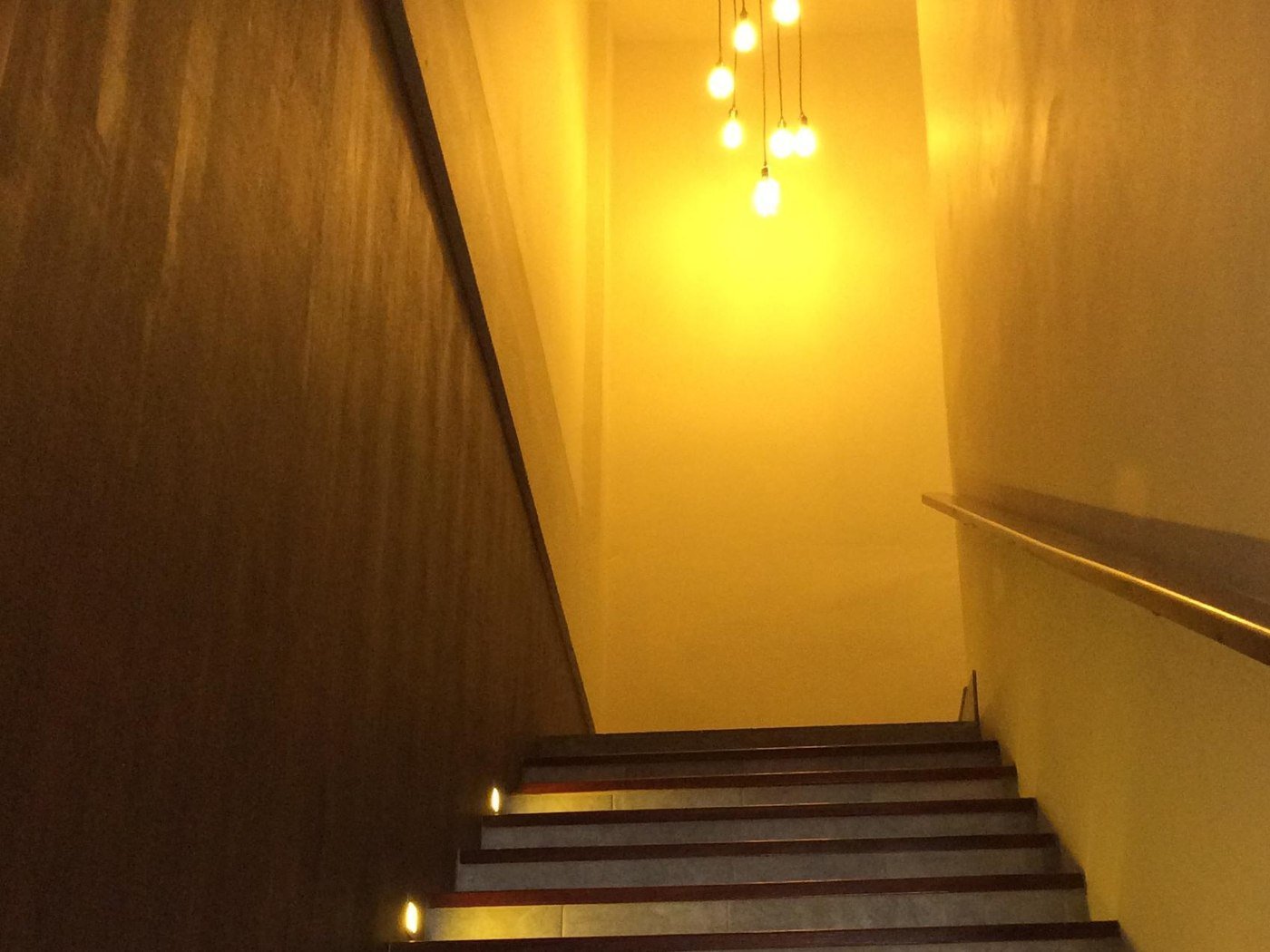 Interior staircase at Hogwortz Hostel