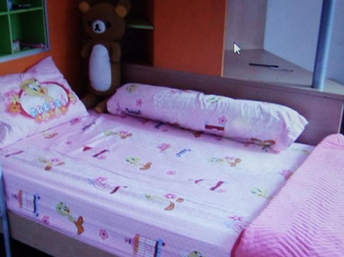 Decorated bedroom at Naifun BB House
