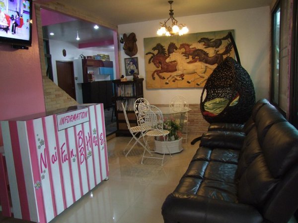 Lounge and dining space at Naifun BB House